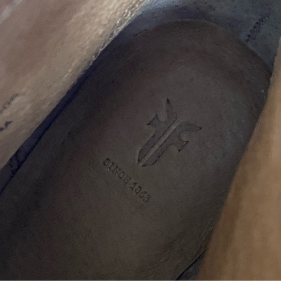 Frye Jennifer Bootie Boots Cognac Size 6.5 - Picture 10 of 12